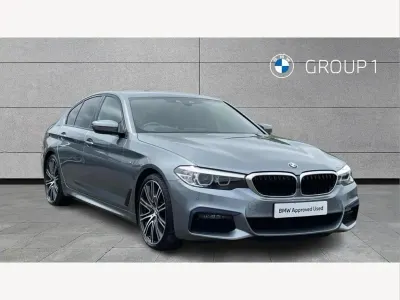 Used BMW 530 M Sport 252 HP (185 kW) 2019 Blue Sedan