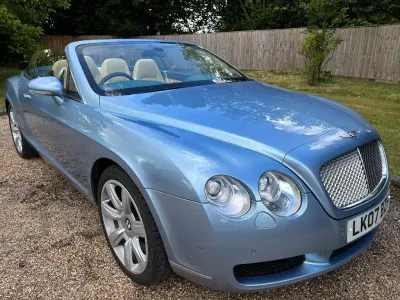 Used Bentley Continental GT Convertible 2007 Silver Cabriolet