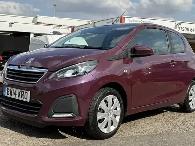 Used Peugeot 108 Active 68 HP (50 kW) 2014 Mauve/purple Hatchback