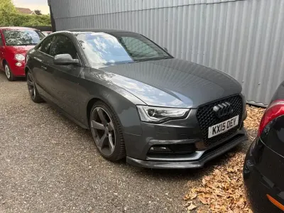 Used Audi A5 Black Edition 241 HP (177 kW) 2015 Grey Coupe