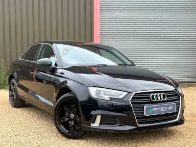 Begagnad Audi A3 Sport 116 HK (85 kW) 2017 Svart Sedan