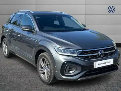 Begagnad VW T-Roc R-line 150 HK (110 kW) 2022 Grå SUV