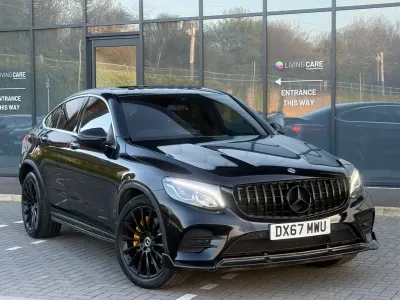 Käytetty Mercedes GLC350 AMG Line Premium 2017 Musta Coupe - kaksiovinen