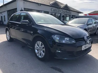 Used VW Golf VII SE 105 HP (77 kW) 2014 Black Hatchback
