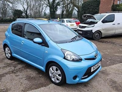 Used Toyota Aygo Style 2014 Blue Hatchback