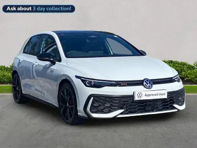 New VW Golf VIII GTI 2026 White Hatchback