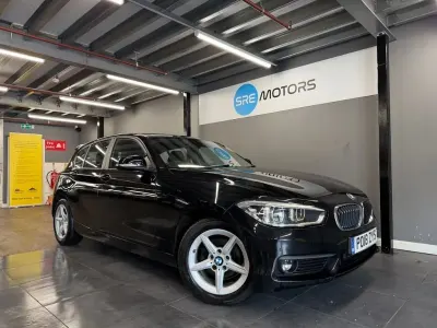 Usado BMW 116 Advantage 116 CV (85 kW) 2018 Negro Utilitario