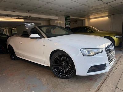 Used Audi A5 Cabriolet S-Line 2014 White Cabriolet