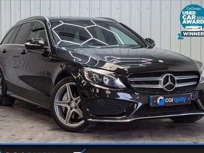 Black Used 2014 Mercedes C250 AMG line Estate | £13,795 (A bit pricey)