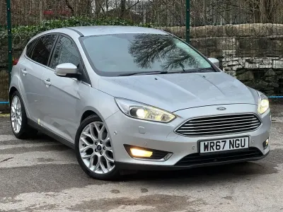 Second-hand Ford Focus Titanium X 120 CP (88 kW) 2017 Argintiu Hatchback
