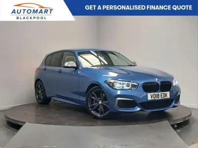 Used BMW M140 M Sport 334 HP (245 kW) 2018 Blue Hatchback