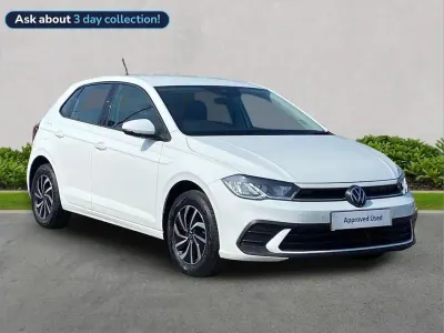 Used VW Polo Life 95 HP (69 kW) 2024 White Hatchback