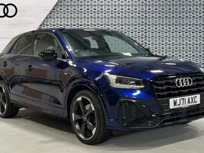 Used Audi Q2 Black Edition 150 HP (110 kW) 2021 Blue SUV