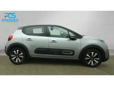 Used Citroën C3 PureTech 110 HP (80 kW) 2023 Cumulus grey metallic Hatchback