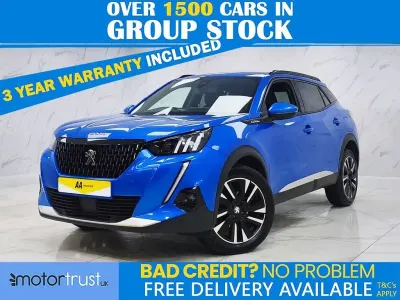 Used Peugeot 2008 GT-line 130 HP (95 kW) 2020 Blue SUV