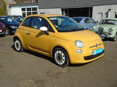 Used Fiat 500 69 HP (50 kW) 2014 Yellow Hatchback