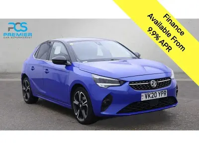 Used Vauxhall Corsa Elite 100 HP (73 kW) 2020 Blue Hatchback