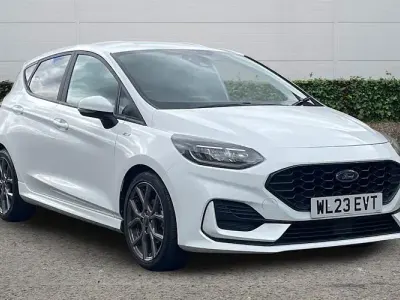 Used Ford Fiesta ST-Line 125 HP (91 kW) 2022 White Hatchback