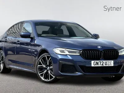 Begagnad BMW 530e M Sport 288 HK (211 kW) 2022 Blå