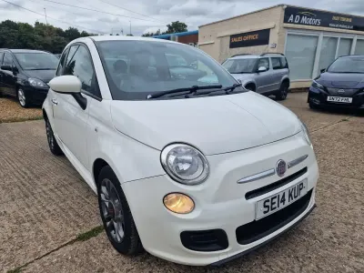 Używany Fiat 500 S 69 KM (50 kW) 2014 Biały Hatchback