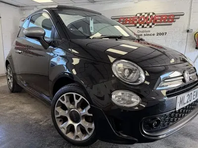 Used Fiat 500C Rock 69 HP (50 kW) 2020 Black Cabriolet