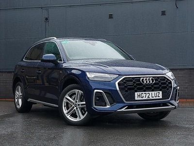 Blue Used 2022 Audi Q5 S-Line SUV | £31,798 (Fair price)