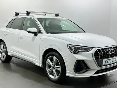 Usado Audi Q3 S-Line 190 CV (139 kW) 2020 Blanco SUV