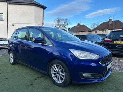 Used Ford Grand C-Max Zetec 125 HP (91 kW) 2017 Blue MPV
