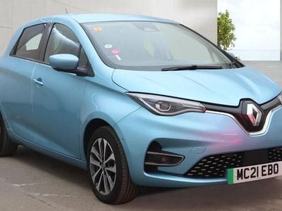 Used Renault Zoe GT-Line 100 kW (136 HP) 2021 Blue Hatchback