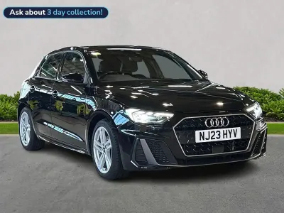 Used Audi A1 Sportback S-Line 110 HP (80 kW) 2023 Black Hatchback