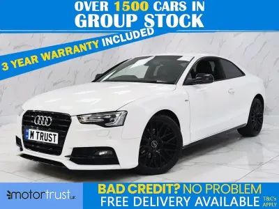 Used Audi A5 Black Edition 190 HP (139 kW) 2016 White Coupe
