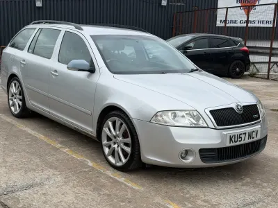Used Skoda Octavia vRS 170 HP (125 kW) 2007 Silver Estate