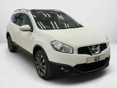Used Nissan Qashqai +2 N-TEC 117 HP (86 kW) 2011 White SUV
