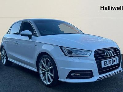 White Used 2018 Audi A1 Sportback Black Edition Hatchback | £11,246 (Fair price)