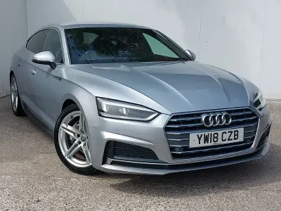 Used Audi A5 S-Line 190 HP (139 kW) 2018 Silver Coupe