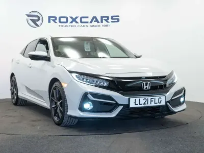Used Honda Civic SR 126 HP (92 kW) 2021 White Hatchback