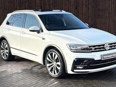 White Used 2020 VW Tiguan R-line SUV | £18,899 (Fair price)