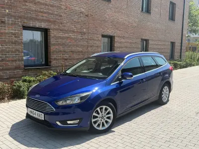 Used Ford Focus Titanium 125 HP (91 kW) 2014 Blue Estate
