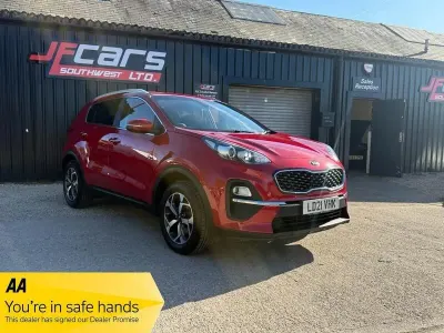 Used Kia Sportage 130 HP (95 kW) 2021 Red SUV