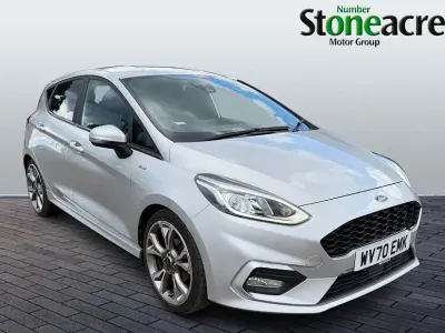 Used Ford Fiesta ST-Line X 95 HP (69 kW) 2020 Silver Hatchback