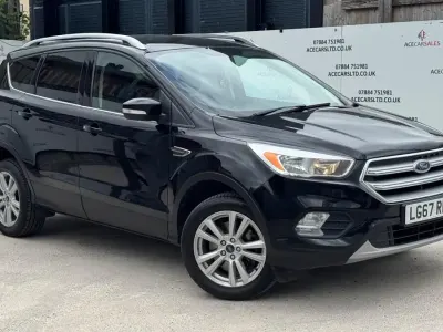 Used Ford Kuga Zetec 120 HP (88 kW) 2017 Black SUV