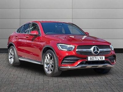 Used Mercedes GLC300e AMG line 254 HP (186 kW) 2021 Red Coupe