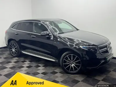 Used Mercedes EQC400 AMG line 300 kW (408 HP) 2022 Black SUV