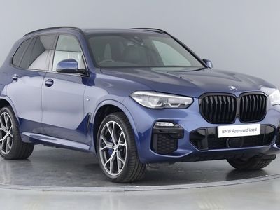 Used BMW X5 M Sport 394 HP (289 kW) 2021 Blue SUV