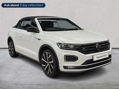 White Used 2021 VW T-Roc Cabriolet R-line Cabriolet | £18,651 (Fair price)