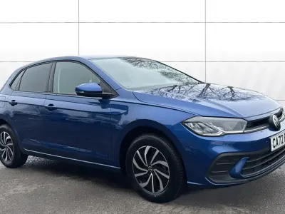Used VW Polo Life 95 HP (69 kW) 2022 Blue Hatchback
