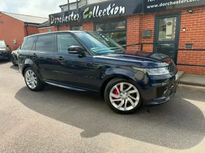 Second-hand Land Rover Range Rover Sport HSE Dynamic 404 CP (297 kW) 2021 Albastru SUV