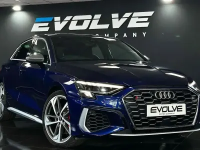 Used Audi S3 Sportback Design 310 HP (228 kW) 2021 Blue Hatchback