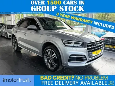 Używany Audi Q5 S-Line 252 KM (185 kW) 2018 Srebrny SUV
