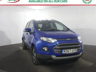 Used Ford Ecosport Titanium 125 HP (91 kW) 2017 Blue SUV